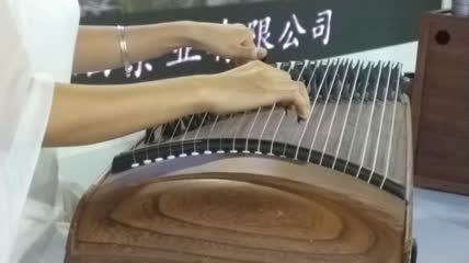 美女古筝演奏4K实拍视频(8)