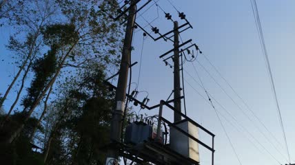 农村电力变压器4K实拍视频(2)