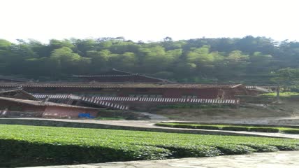 土家吊脚楼院子建筑群4K实拍视频（3）