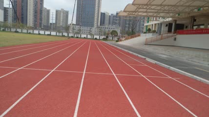 学校操场运动场4K实拍视频（4）
