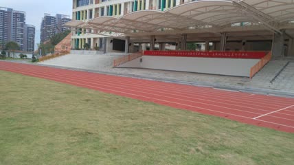 学校操场运动场4K实拍视频（8）