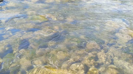 流动的河水水流4K实拍视频（14）