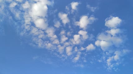 天空蓝天白云流动4K实拍视频(13)