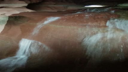 清澈的河水水流4K实拍视频（9）