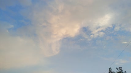 天空早上的朝霞4K实拍视频(11)
