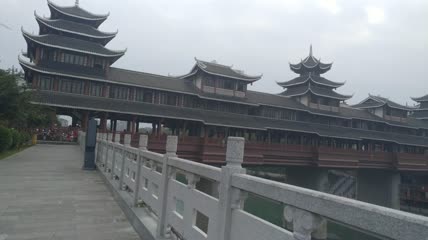 景区景点湖北省恩施州城风雨桥（1）