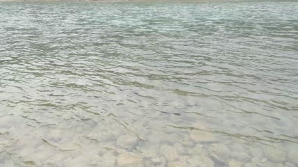 清澈的清江河河水水流4K实拍视频（2）