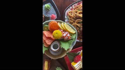 日料竖屏特写