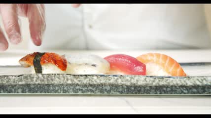 日式寿司特写