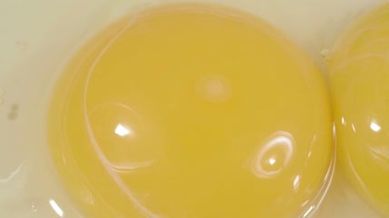 生鸡蛋蛋黄特写4K视频