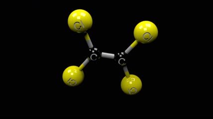 四氯乙烯分子3D视频