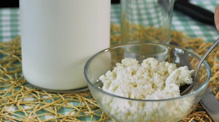 天然乳制品特写