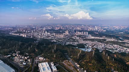 4k航拍观山湖区金阳全景