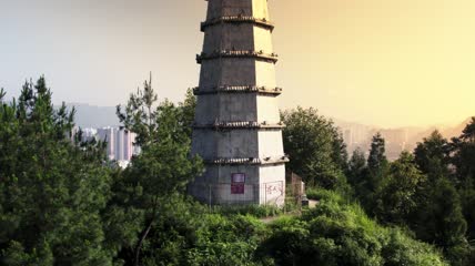 4k航拍贵州毕节织金全景