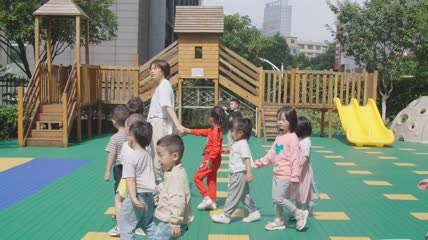4k实拍幼儿园小朋友（3）