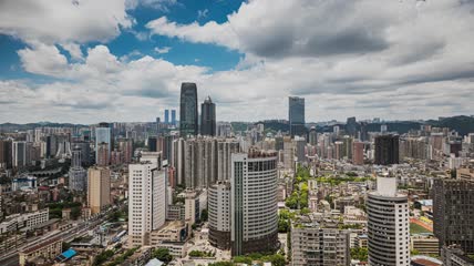 4k延时贵阳南明区城区建筑（1）