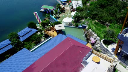4k航拍度假村