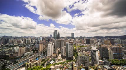 8k延时贵州贵阳南明区建筑