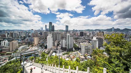 8k贵阳东山山体公园延时南明区