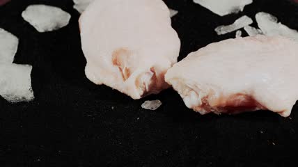 4k升格实拍美食鸡中翅