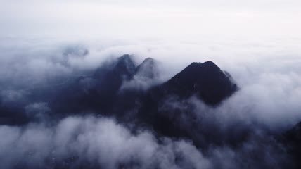 4k航拍清晨云海