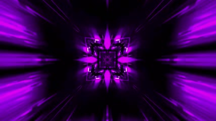 动感时尚紫色图形隧道穿梭舞台背景