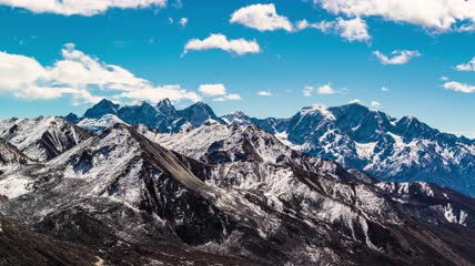 8k延时雪山