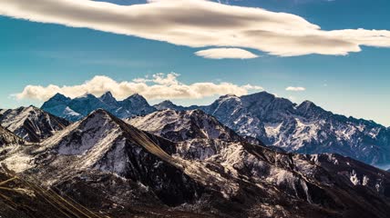 8k延时高原雪山风光