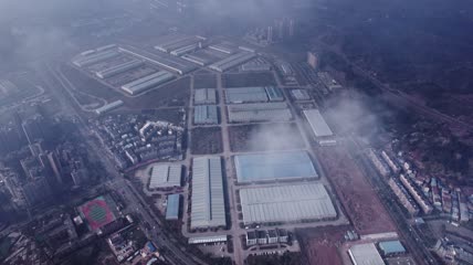 4k航拍南骏瑞越汽车厂