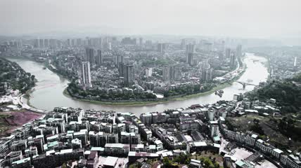 4k航拍贵州赤水市