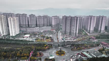4k航拍贵州酒都仁怀市
