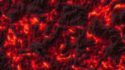 火山岩浆背景视频