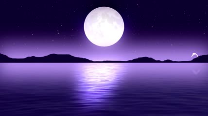 月亮湖泊