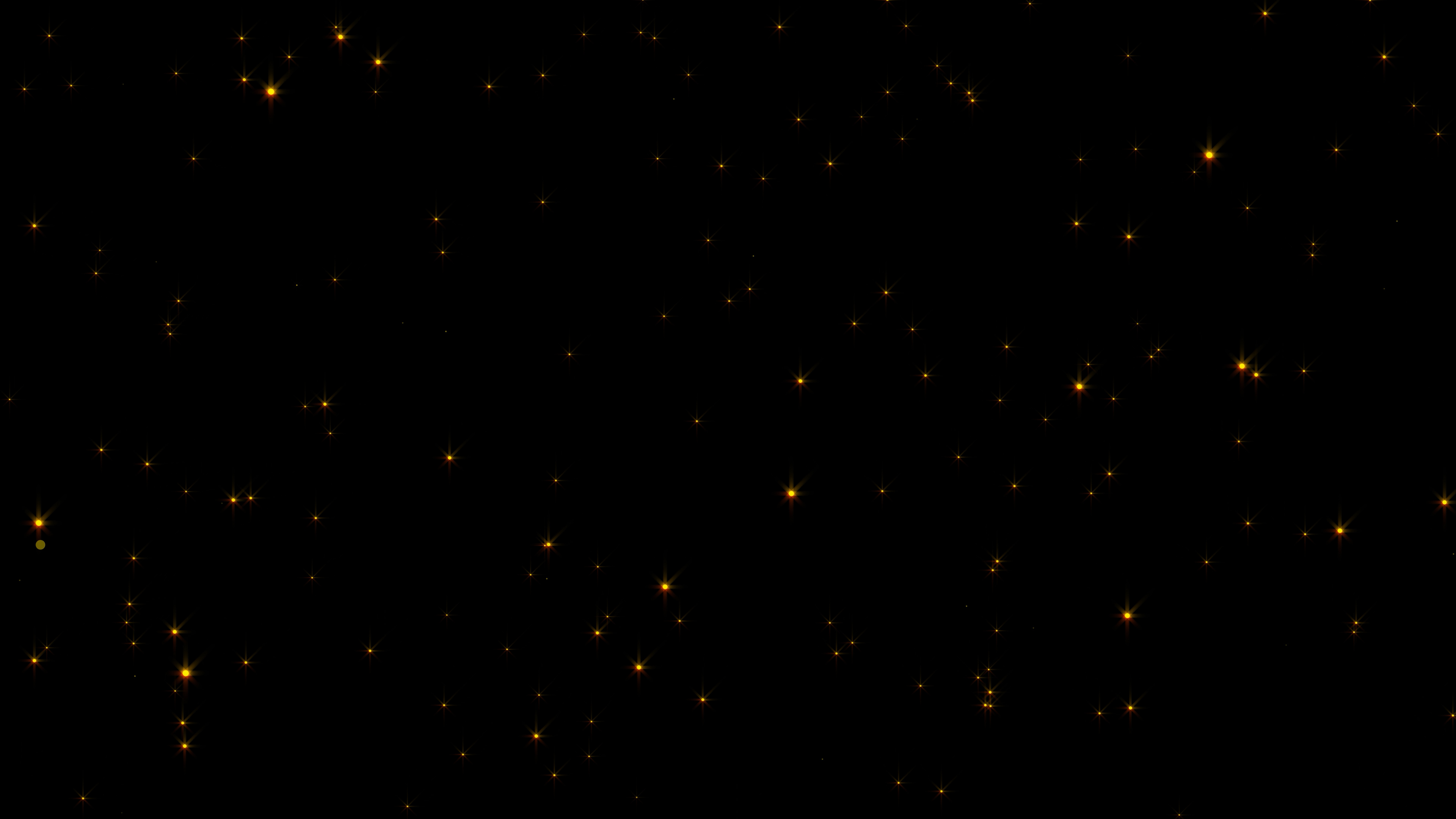 4K金色星空粒子背景AE模板