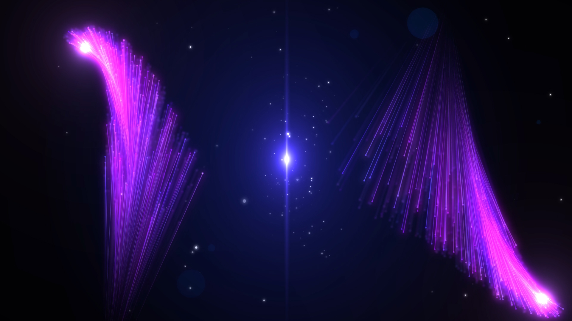 紫色梦幻粒子11款背景AE模板