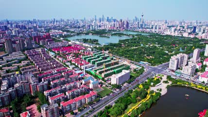 4k 航拍天津水上乐园