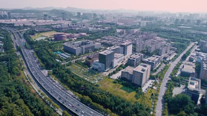 4k 航拍南京雨花台区