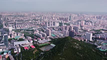 4k 航拍济南历城区