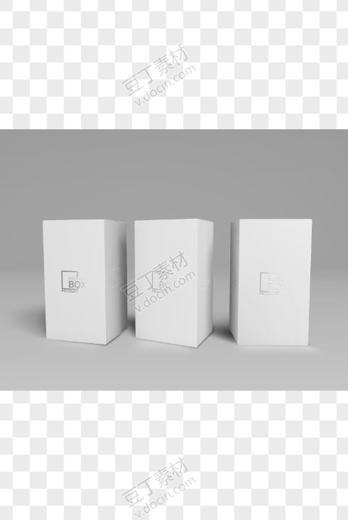 04礼品包装盒PSD智能贴图样机 VI产品纸盒展示效果PSD设计素材模板
