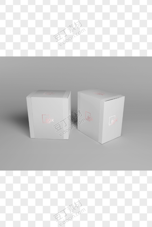08礼品包装盒PSD智能贴图样机 VI产品纸盒展示效果PSD设计素材模板