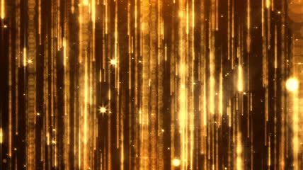 唯美星空粒子背景视频4K绚丽金 粒子线条