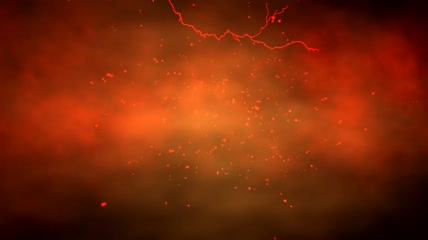 电闪雷鸣粒子特效动画抠像素材