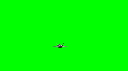 飞机飞行绿屏抠像素材