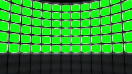 视频墙背景动画绿屏抠像素材