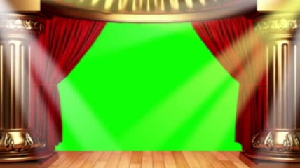 舞台灯光光束动画绿屏抠像素材