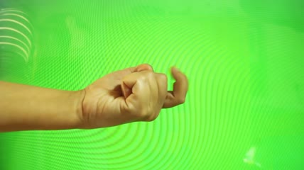 手不同姿势的绿屏素材
