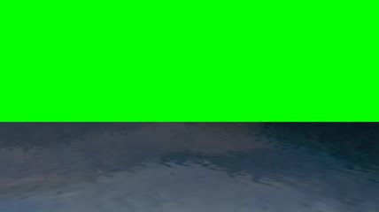 海水特效动画绿屏抠像素材