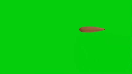 绿屏高清飞弹轨迹动画素材