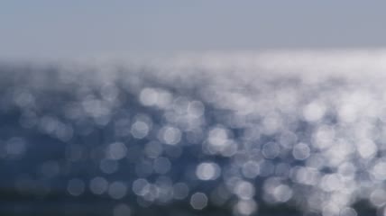 湖面波光粼粼海滩海浪