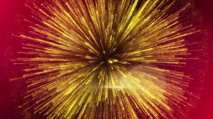 金色粒子爆炸颁奖典礼人物介绍AE模板